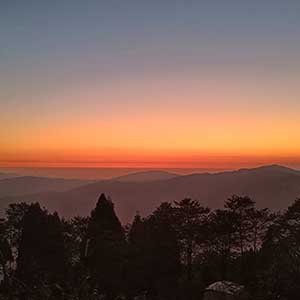 SUNRISE VIEW POINT- FROM BHUTIA HOMESTAY IN LEPCHAJAGAT